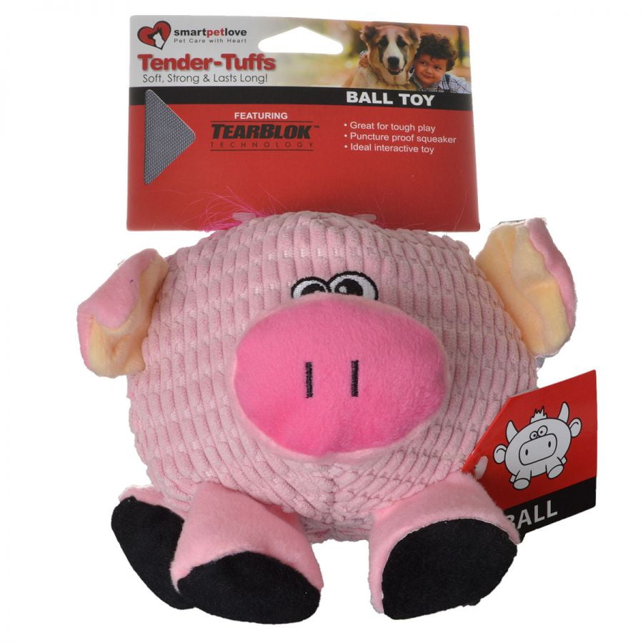 plush pig dog toy