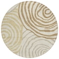 thumbnail image 2 of Addison Rugs Chantille Indoor/Outdoor Transitional Swirls Gold Washable Round Rug, 8' x 8', 2 of 6