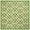 Beige/Green, variant on SAFAVIEH Courtyard Alvin Geometric Indoor/Outdoor Area Rug, 4' x 4' Square, Beige/Green