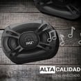 thumbnail image 3 of Par de Bocinas para Coche Pyle 6" x 9", 500W, 4 Vías, Altavoz Quadriaxial de Audio Profesional para Automóvil, Componente de Reemplazo Rápido Universal OEM para Montaje en Puerta/Panel Lateral, 3 of 6