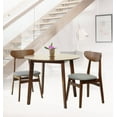 thumbnail image 5 of SK New Interiors Yumiko Rectangular Dining Kitchen Table Modern Wood, Medium Brown Finish, 5 of 7