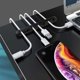 thumbnail image 2 of CHAO Paquete de 3 clips para cables Organizador de cables de escritorio Fijador de cables Hub Cable de datos Organizador de cables de silicona Ranura para tarjeta Clip Hebilla Cable de red autoadhesiv, 2 of 5