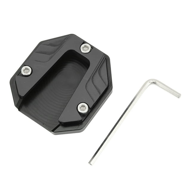 Motorcycle Extension Pad Support Plate,Motorcycle Side Stand Plate Motorcycle Kickstand Pad Extender Motorcycle Extender Foot Side Stand Versatile Functionality
