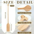 thumbnail image 3 of 2 Pcs Oar Wood Paddle 48 Inch Wooden Paddle Canoe Paddle Solid Pine Wood Paddle Handheld Wood Oar for Kayak Water Sport DIY Home Decoration Gifts Arts Craft Projects, 3 of 7