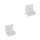 thumbnail image 1 of Yuarrent Transparent Jewelry Box Portable Waterproof Hanging Rings Lid Case Travel Storage Leakproof Indoor Container Pills with Transparente 2piezas, 1 of 1