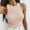 Pink, variant on Blmnix Tank Tops Woman Compression Tank Tops Ribbed Tank Tops Tank Top Purple Crew Neck Sleeveless Basic Tank Tops for Women
