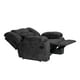 thumbnail image 5 of Sillón Reclinable Mecedora Bumers 1 Plaza Gris Carbón, 5 of 11