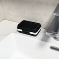 thumbnail image 3 of Lofekea Travel Soap Dish Holder with Lid for Shower Travel Soap Case Draining Soap Box Container for Traveling, Camping, Hiking, Gym, Portable, Leakproof, Black, 3 of 6