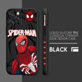 thumbnail image 3 of Funda para iPhone 14 13 12 11 Pro XS Max Mini X XR 7 8 6 6S Plus Color Simple funda de silicona líquida Marvel's Hero Spider-Man, 3 of 5