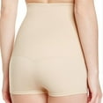 thumbnail image 4 of Women Stretch Shapewear Tummy Control Panties High-Waisted Slimming Booty Lifting Boyshorts Female Body Shaping Shorts, 4 of 6
