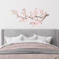 thumbnail image 3 of Peach Blossom Branch Pegatina de pared Decoración del hogar Decoración del hogar PVC Flores de primavera Decal de pared para la oficina de la, 3 of 8