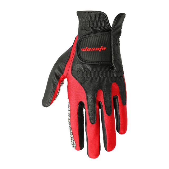 Men Glof Golf Glove Sports Sports Shock Abshush Absorbing PU Cuero Non Slip Slip M