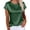 Dark Green #007, variant on Womens Tops Summer Casual Cap Sleeve Tshirts Shirts Business Dressy Spring Fashion Outfits Trendy Clothes Light Brown L
