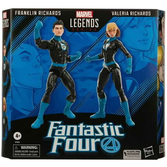 Marvel Legends Fantastic Four 6 Inch Action Figure 2-Pack | Franklin & Valeria