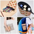 thumbnail image 4 of Lsque Happy Thanksgiving Day1 Pattern Telescopic Pencil Bag Pen Holder Stationery Case, Stand-up Retractable Transformer Bag Organizer, 4 of 6