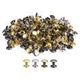 thumbnail image 1 of Unique Bargains 120 Sets Leather Rivets 8mm Double Cap Rivets 8mm Height Metal Studs Rivet, 4 Colors, 1 of 5