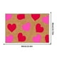 thumbnail image 2 of Fiudx Felpudo de San Valentín, Tejido Suave, Base de Pvc Antideslizante, para Interior y Exterior, para Pasillo, Entrada y Cocina, Lavado Suave a Mano, 40 X 60 Cm, 2 of 4