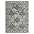 thumbnail image 2 of Yesfashion Carpets Area Rugs Washable 9'*12' Area Rug Vintage Persian Floral Print Rug Machine Throw Rug Moroccan Trellis Carpet Rugs Bedroom,Gray grey 9*12ft, 2 of 7
