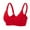 Red D, variant on Elainilye Fashion Women Bras Wireless Plus Size Underwear Comfortable Lace Breathable Bra Everyday Bras,Red