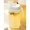 thumbnail image 4 of Drink Dispenser for Fridge,Fridge Beverage Dispenser,Fridge Door Water Jug with Handle,Plastic Pitcher with Screw Top Lid for Making Teas Juices, Large Capacity Tea Maker Beverage Cold Water Bucke, 4 of 6
