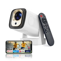 [Auto Focus] Magcubic Mini Projector, Native 1080P & 4K Support, 330 ANSI Brightness with Voice Control, WiFi 6 & BT 5.4, Portable Outdoor Movie Projector