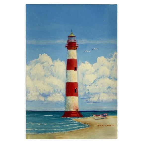 Betsy Drake GT1124 Morris Island Lighthouse, SC Guest Towel