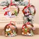 thumbnail image 3 of De Navidad Corona Colgante De Madera Navidad Ratán Corona Redonda Decorativa Para Puertas De Armario Ventanas 2021 Árbol matsuzay HA040066-01, 3 of 6