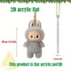 thumbnail image 5 of Labubu Pop Mart Pop Mart Ornaments, Acrylic Hanging Xmas Tree Decoration Home Car Backpack Pendant Gift For Kids P, 5 of 5