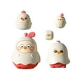 thumbnail image 1 of 5 Piezas Muñecas Anidadas Juegos de Apilamiento de Muñecas Matryoshka Rusas, Lindo Patrón de Animales de Dibujos Animados, Juguete Montessori Muñecas Blanco Baoblaze Muñeca rusa, 1 of 8