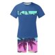 thumbnail image 4 of Mangas de Mano para Hombres, Impresión Hawaiana Suelta Casual, Pantalones Cortos Deportivos de Cintura Elástica Y Set de Blusa, 4 of 5