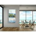 thumbnail image 3 of Epic Art 'Island Mist II' by Tim O'Toole, Acrylic Glass Wall Art, 24"x48", 3 of 3