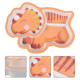 thumbnail image 3 of 1 plato dividido para bebé, vajilla infantil (naranja), 3 of 7