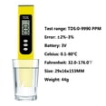 thumbnail image 6 of Kiplyki TDS-3 Meter Temp PPM Digital LCD Tester Tap Water Quality Filter, 6 of 9