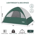 thumbnail image 2 of Carpa para Camping UNP para 2 Personas, Impermeable y Cortaviento con Cubierta de Lluvia, 2 of 8