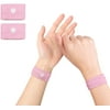 Motion Sickness Wristband, Anti-Nausea Acupressure Wrist Band for Nausea Relief, Dizziness and Vomiting from Car Boat Flying Travel Sickness (Pink, 1Pairs)