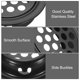 thumbnail image 4 of Cubierta de ventilación plana circular de 24 piezas de 50 mm/2" de acero inoxidable color negro, 4 of 7