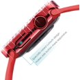 thumbnail image 5 of 2-Pack Bling Cases with Screen Protector Compatible for Apple Watch 44mm SE 2022 Series 6 5 4, Protective Cover for iWatch SE Series 4/5/6 (44mm, Clear/Red), 5 of 5