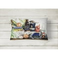 thumbnail image 2 of Carolines Treasures 1002PW1216 "Barqs, Crabs, and spices Decorative Canvas Fabric Pillow", 12H x16W, multicolor, 2 of 3
