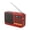 Red, variant on New Portable FM Radio for Seniors, Rechargeable Bluetooth Speaker MP3 Player Support TF Card, Elderly Opera Story Player