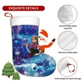 thumbnail image 2 of Frozen-Anna And Elsa Snowflakes Christmas Stocking,Santa Stocking,18 Inch Large Stocking,Christmas Decorations Decor Ornaments Holiday Home Indoors, 2 of 4