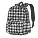 thumbnail image 1 of Disketp Black Tartan Plaid Mochila Escolar de Gran Capacidad y Peso Ligero, Mochila de Viaje Ideal para Escuela, Trabajo y Uso Diario, Cómoda y con Estilo, 1 of 8