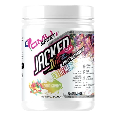 Jacked Juice Pre-Workout for Her - Sour Gummy