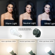 LINCO 3 Color 2 Softbox Lighting Kit 27x20in Photo Studio Continuous Lighting for Photo