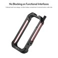 thumbnail image 4 of Andoer C-ONE X2 Aluminum Alloy Protective Cage Case Action Camera Rig with Cold Shoe Mount Universal 1/4-inch Thread Magnetic Action Camera Mount Replacement for Insta360 ONE X2, 4 of 9