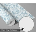 thumbnail image 6 of S4Sassy Blue Bird & Branch Wallpaper Blue Walls Covering, 25" x 120" Self-Adhesive Vinyl Wallpaper, Walls Wrap, Easy DIY Wall Covering For Kids Bedroom, Kids Room Wall Decor, Playroom, 6 of 8