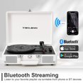thumbnail image 3 of Tocadiscos TANLANIN portátil Bluetooth de 3 velocidades blanco, 3 of 9