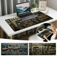 thumbnail image 1 of Klonfd Cool Build Parts Display Large Gaming Pad Stylish Desk Protector With Rubber Size For Laptop & Desktop Use Desk Mat For Keyboard And Mousepad, 1 of 6