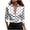 White-Shirts, variant on Jsaierl Womens 3/4 Length Sleeve Silk Satin Tops Plus Size V Neck Shirts Retro Graphic Petite Blouses Work Elegant T-shirts Top S-3XL
