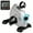 Silver, variant on Mini Exercise Bike, Under Desk Bike Pedal Exerciser porable Foot Cycle Arm & Leg Peddler Machine with LCD Screen Displays,Silver