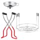 thumbnail image 2 of Juego de 3 Piezas de Acero Inoxidable LIUXGMXG Elevadores de Tarros Embudo para Tarros de Cocina, 2 of 5